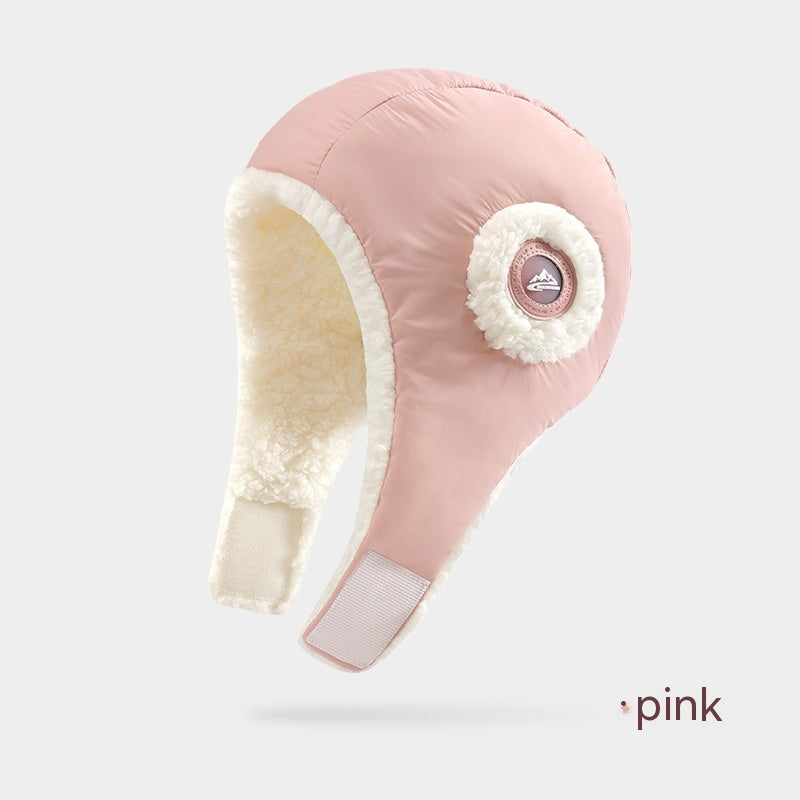 Chapeau en peluche Down pour femmes Cyclisme Windproof Waterproof Protection des oreilles Chapeaux de mode chauds Gagner