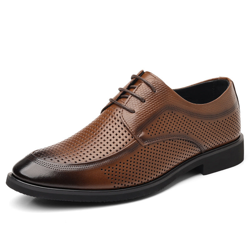 Chaussures en cuir pour le transport avec un orteil rond antidérapant