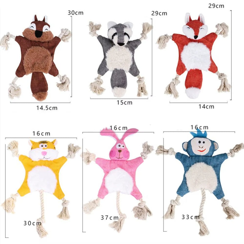 Jouets pour chiens, farcis, à chier, peluche, jouets pour animaux, chiot, renard, écureuil, chien, chat