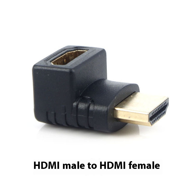 Câble d'adaptateur HDMI TV 270 degrés 90 degrés Square Bent Up and Down Bend