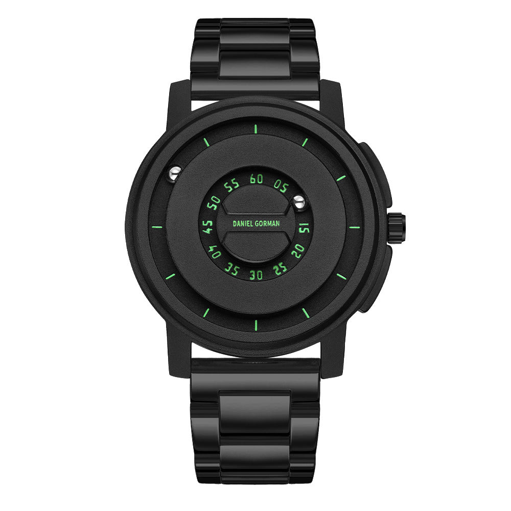 Marque Steel-band Sports Magnetic-levitation Silicone-ball Electronic Mens Watch
