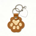 Pendentif de porte-clés photo d'animal sculpté