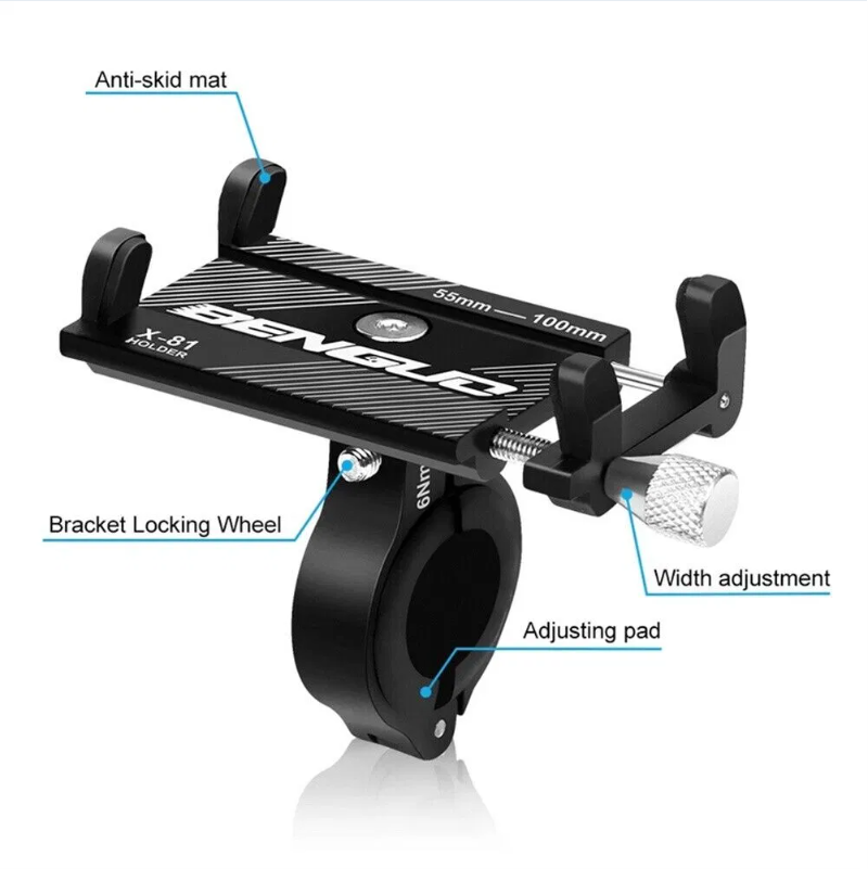 Support de vélo de moto en aluminium pour téléphone portable GPS US