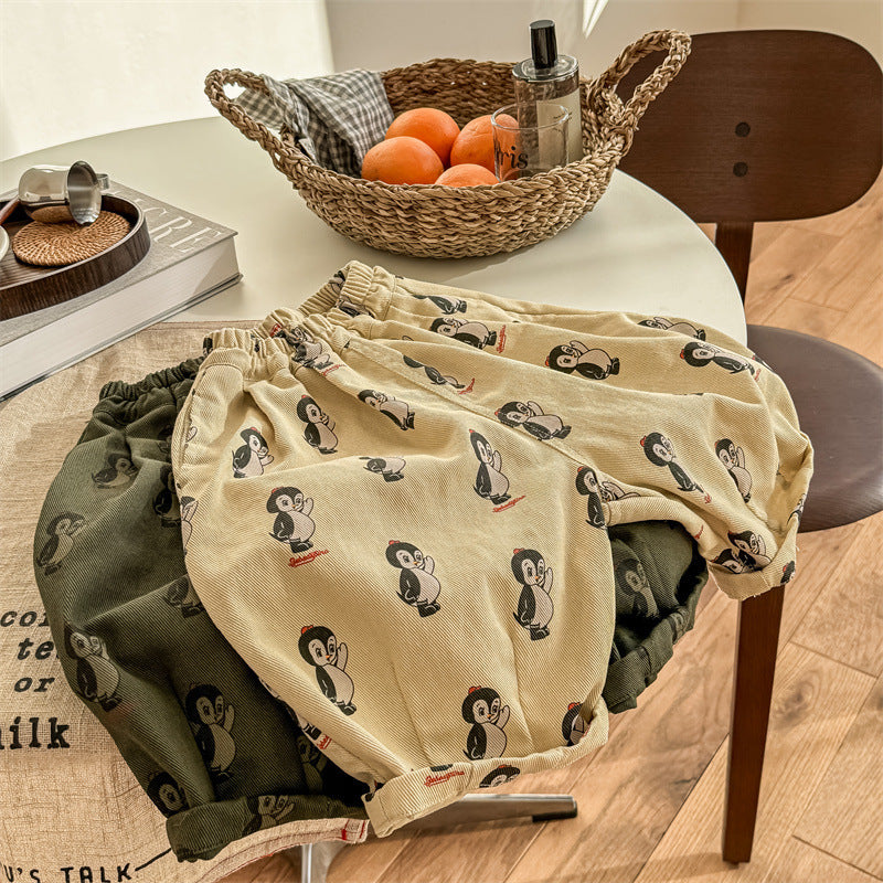 Pantalons à l'occasion de Harem Radish imprimés pour enfants