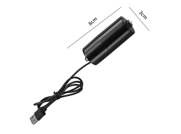 Pompe portative de réservoir de poisson USB à oxygène