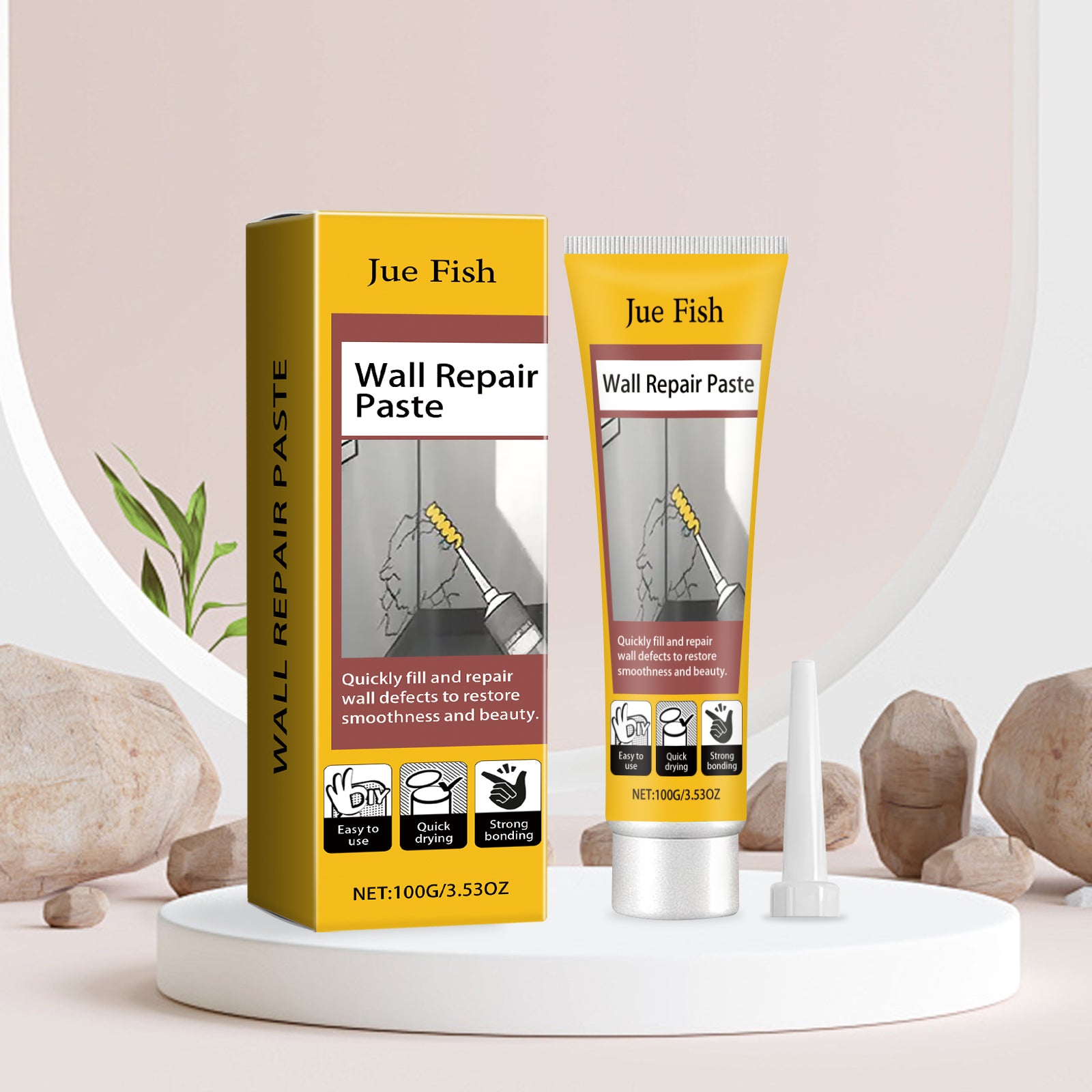 Pâte de réparation de fissures murales 1 0 0g1box