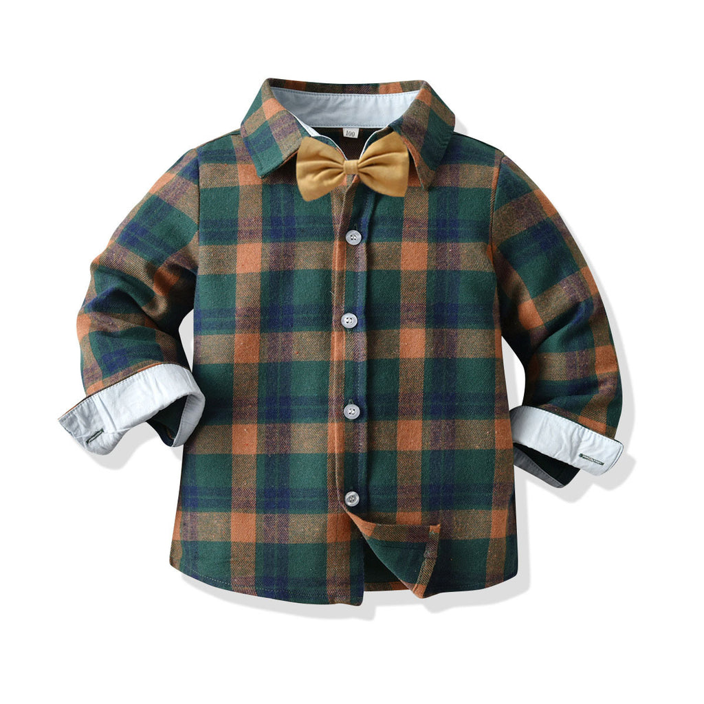 Chemise à manches longues pour garçons
