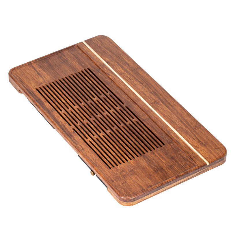 Plateau de thé ménage simple avec double drainage et fonctions de stockage de l'eau