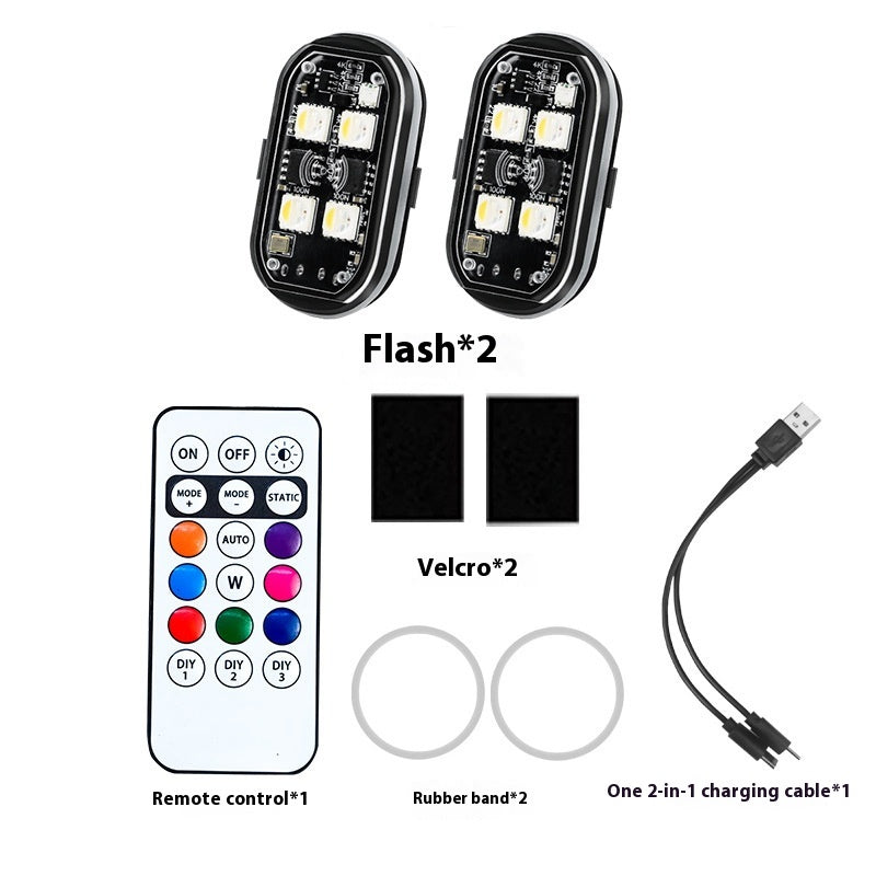 Type de télécommande de phare de moto Avertissement sans fil