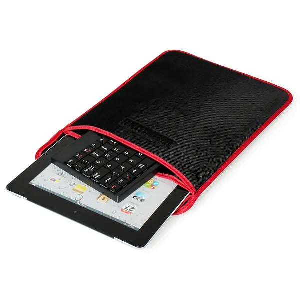 Tablette PC porte-bag pour tablette de moins de 10 po avec mini-clavier USB deux couches Poc