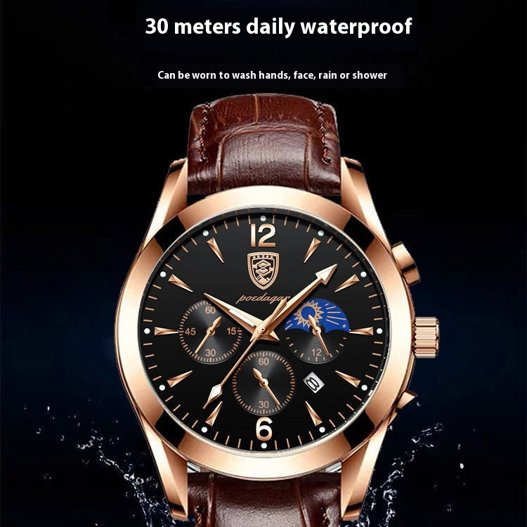 Montres hommes lumineuses imperméables