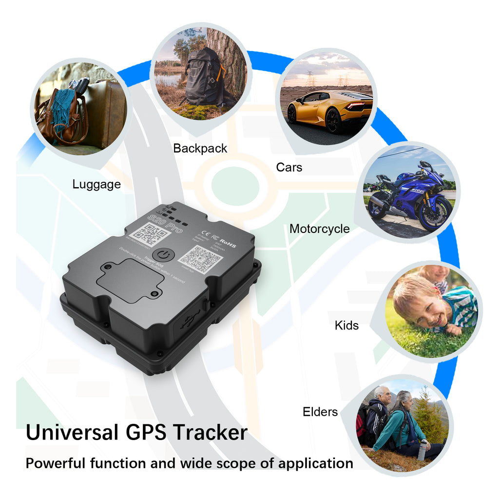 Batterie longue 4G GPS Véhicule Tracker - Jusqu'à 30 jours en attente