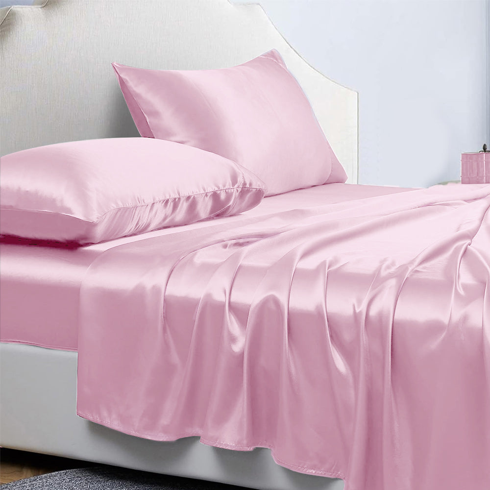 Ensemble de draps Satin 4 pièces