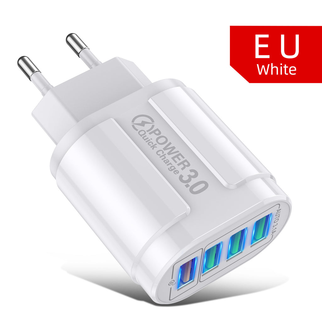 Chargeur en plastique pour téléphone intelligent à port unique