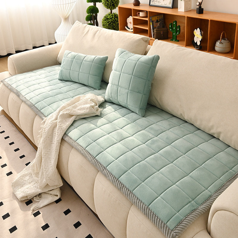 Coussin de canapé haut de gamme de style crème