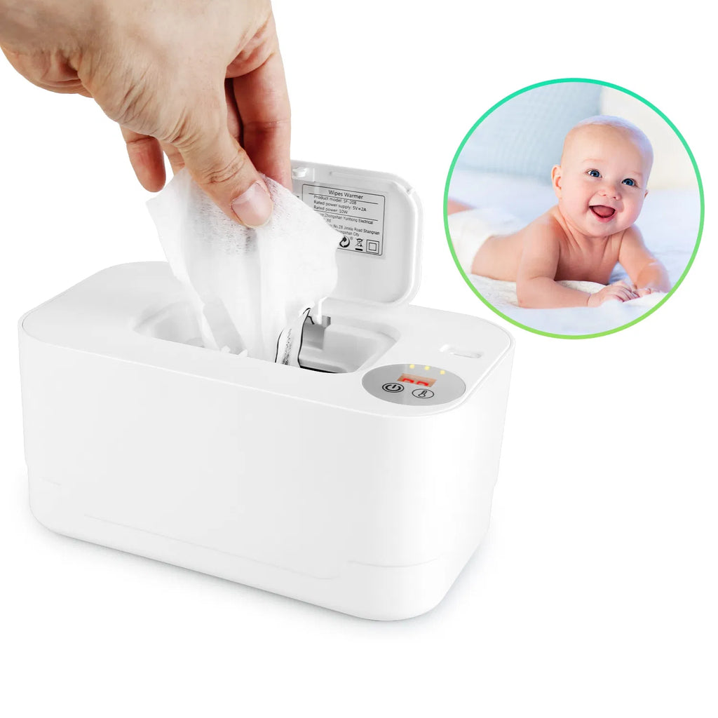 Réchauffeur d'essuie-tout bébé avec 3 paramètres de température Type C Powered Baby Wipes Dispenser avec