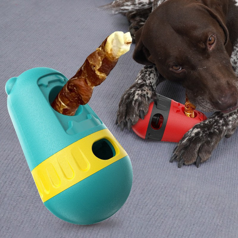 Slow Food Dropping Ball Snack Stick Porte chien Jouet