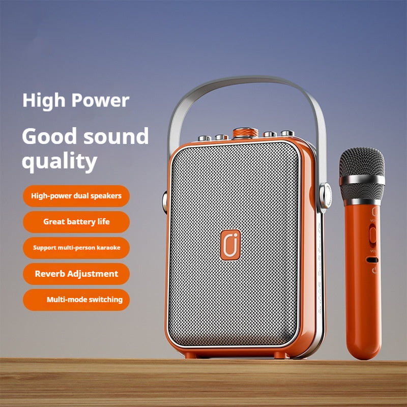 Haut-parleur bluetooth sans fil Karaoké extérieur Portable