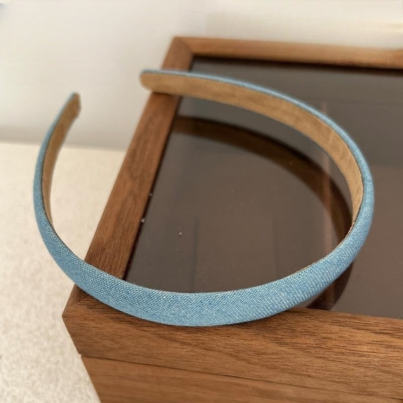 Bande de tête en tissu denim rétro-minoritaire