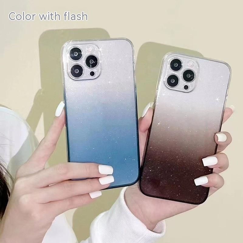 Revêtement de protection transparent en verre glitter gradué