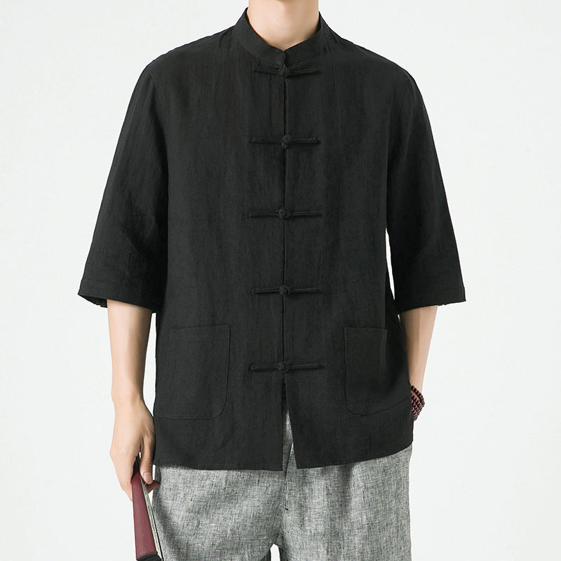 Chemise style chinois retro Tang style chinois