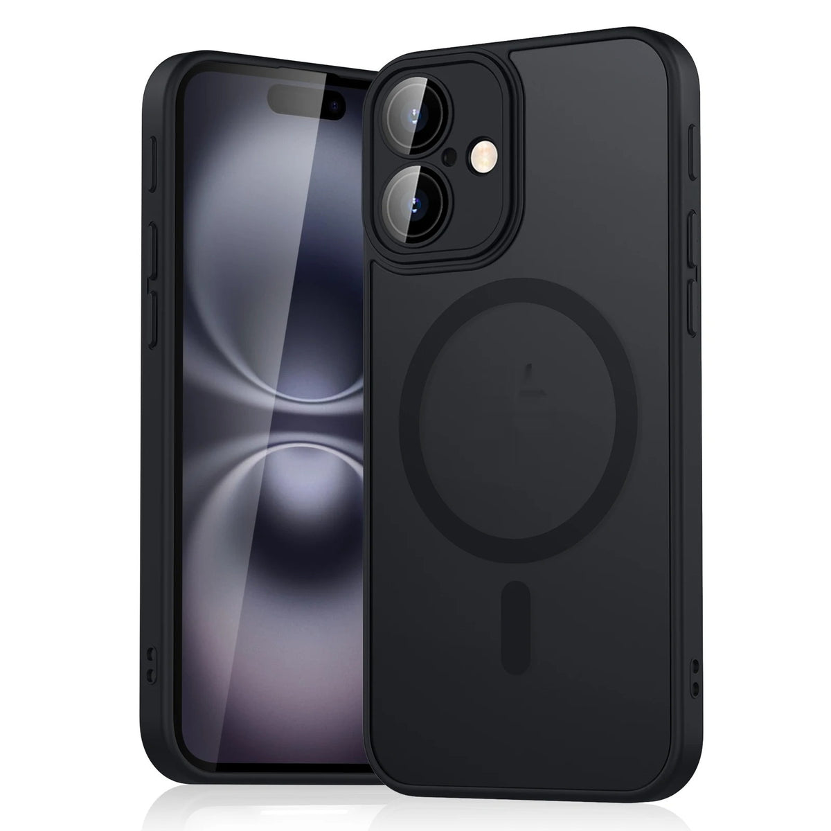 Magnetic Suction Skin-feel Semi-transparent Full Phone Case