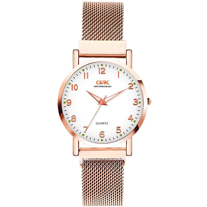 Montre pour femmes à quartz casual et élégant