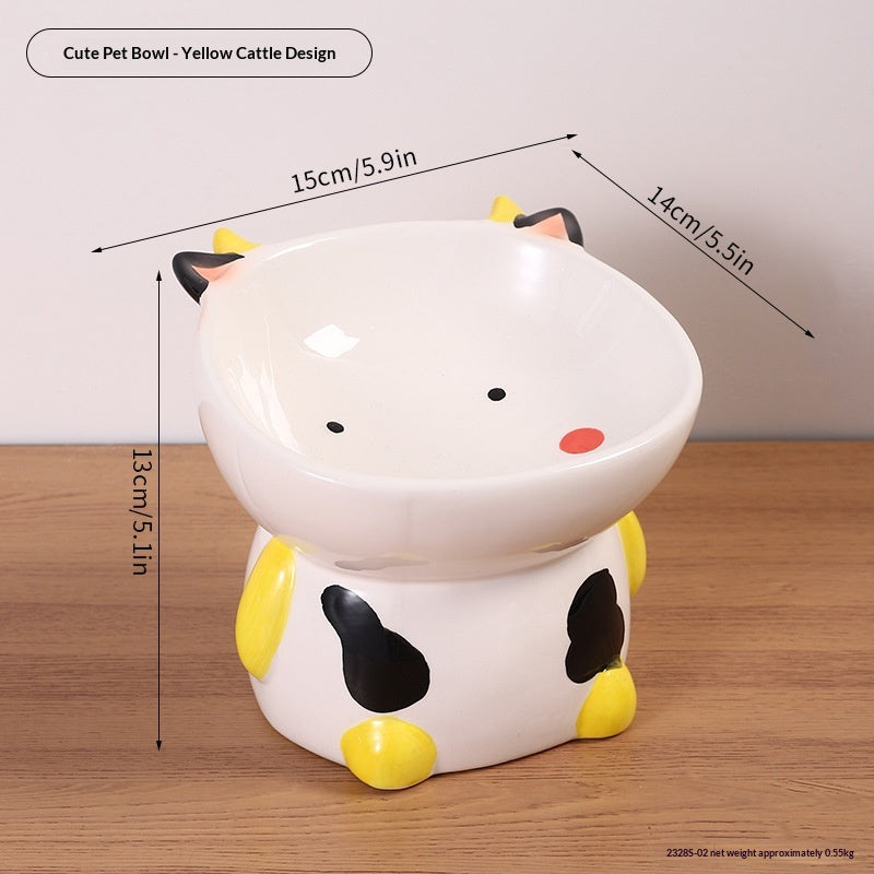 Cute Cartoon Lion Pet Bowl