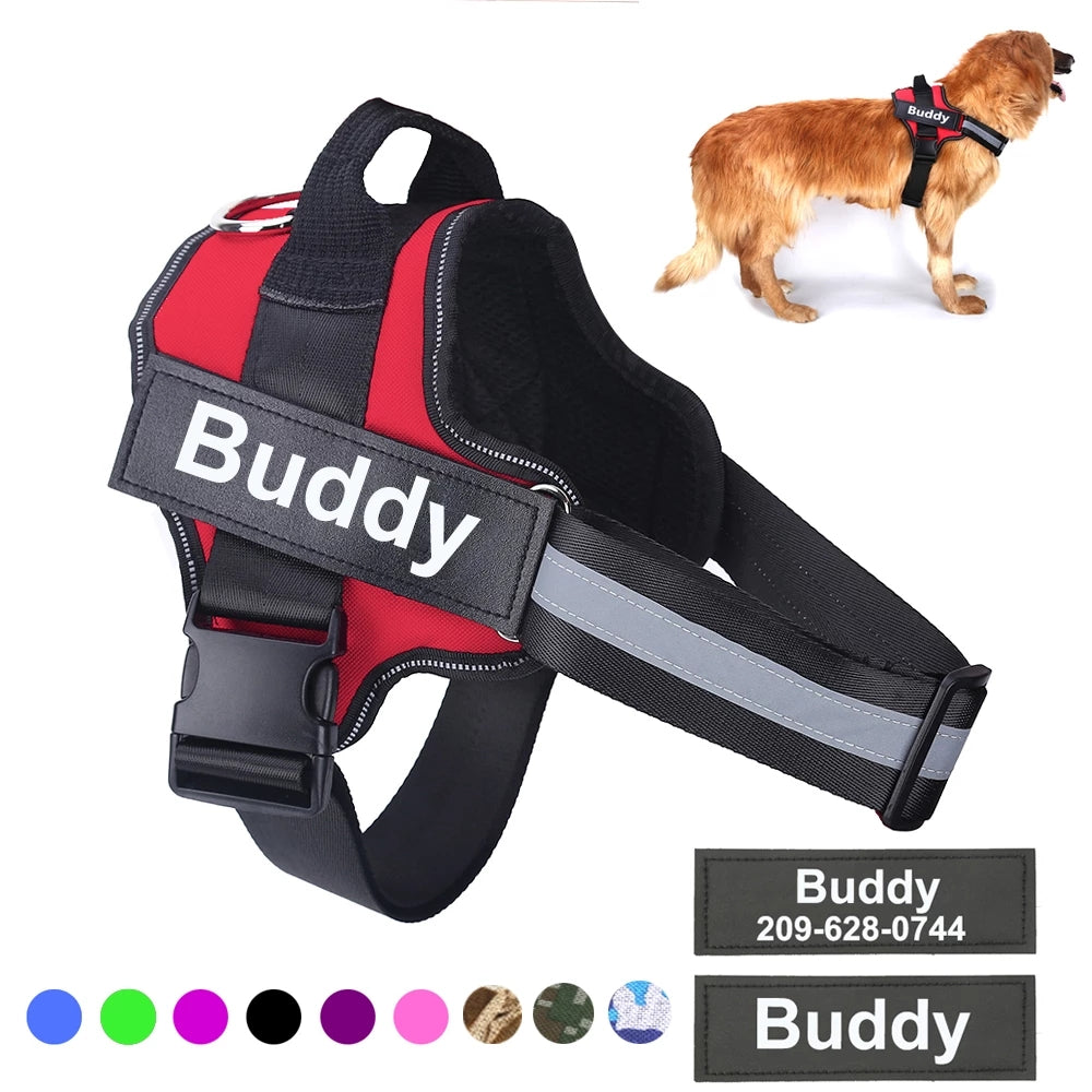 Veste réfléchissante et respirante de sangle réglable pour animaux de compagnie