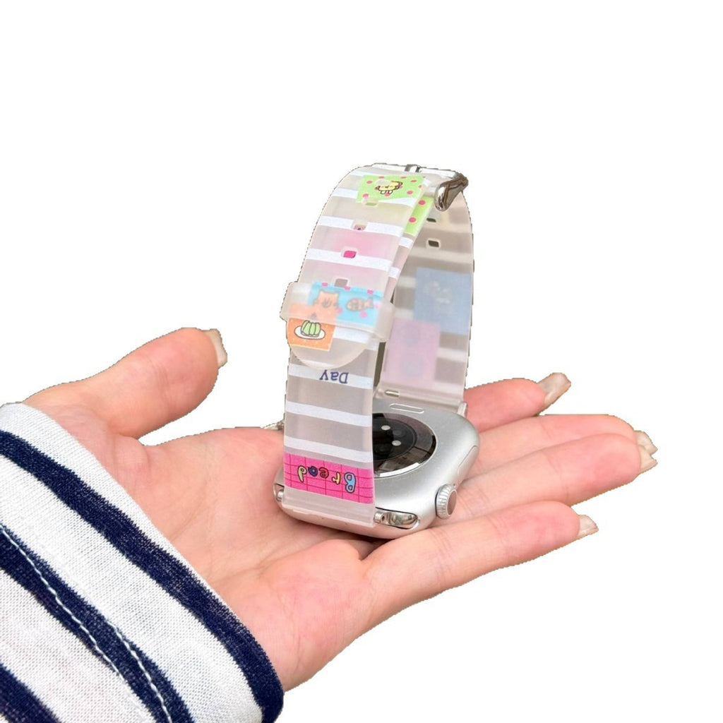 Bande d'horloge à bandes multiples illustrées