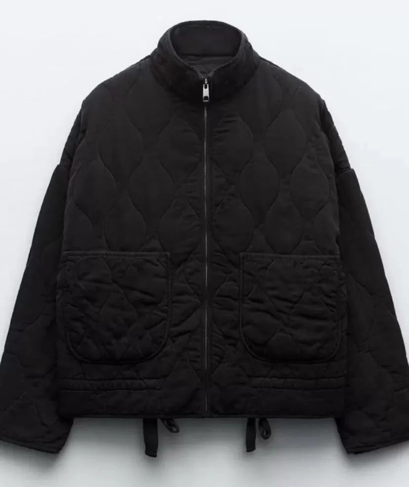 Veste de coton diamantée pour femmes arrivée