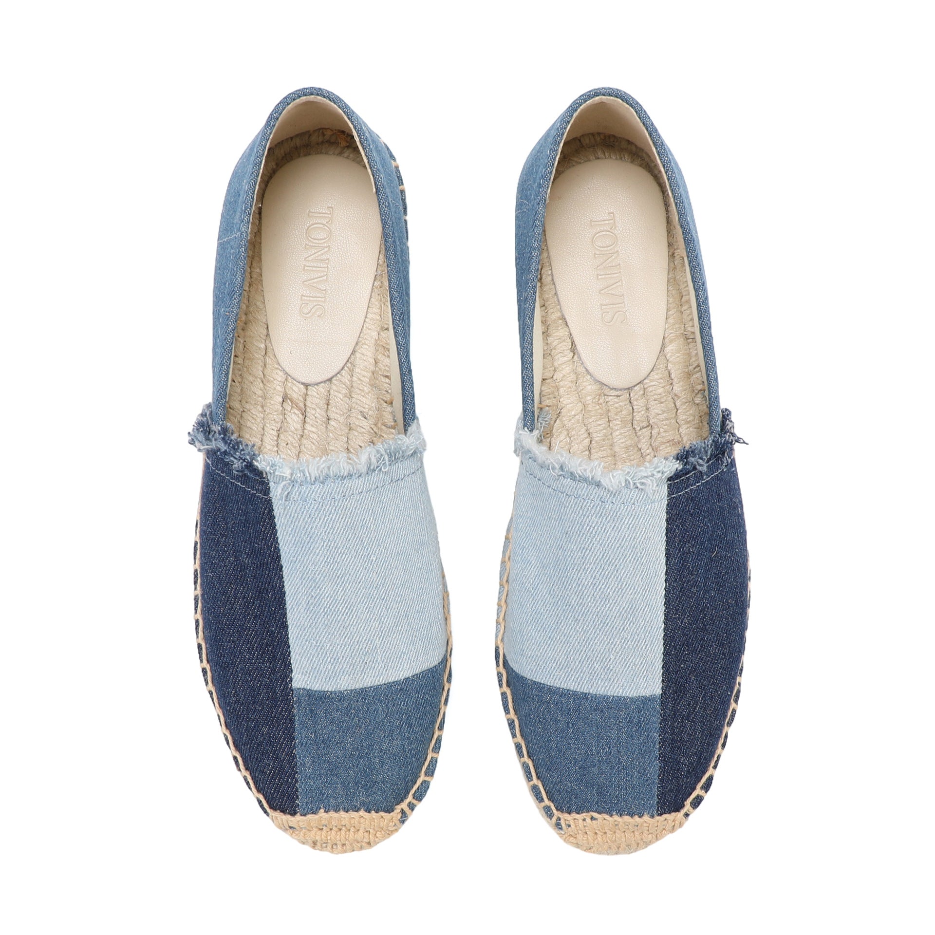 Chaussures de toile plate de Denim pour femmes de style Harajuku
