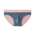 Men's Ice Silk Seamless Color Matching Sport Shorts