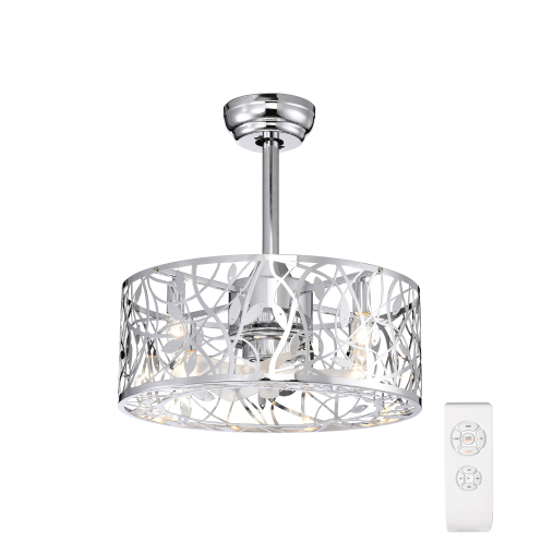 18'' Décor vers l'avant vers l'envers 5 lampes de plafond de lames