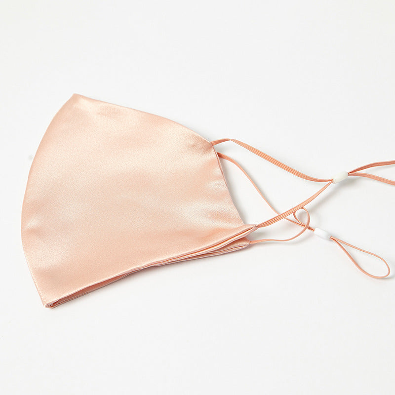 Masque en soie 19 M Protection UV d'été Bloc solaire et couleur solide résistante à la poussière