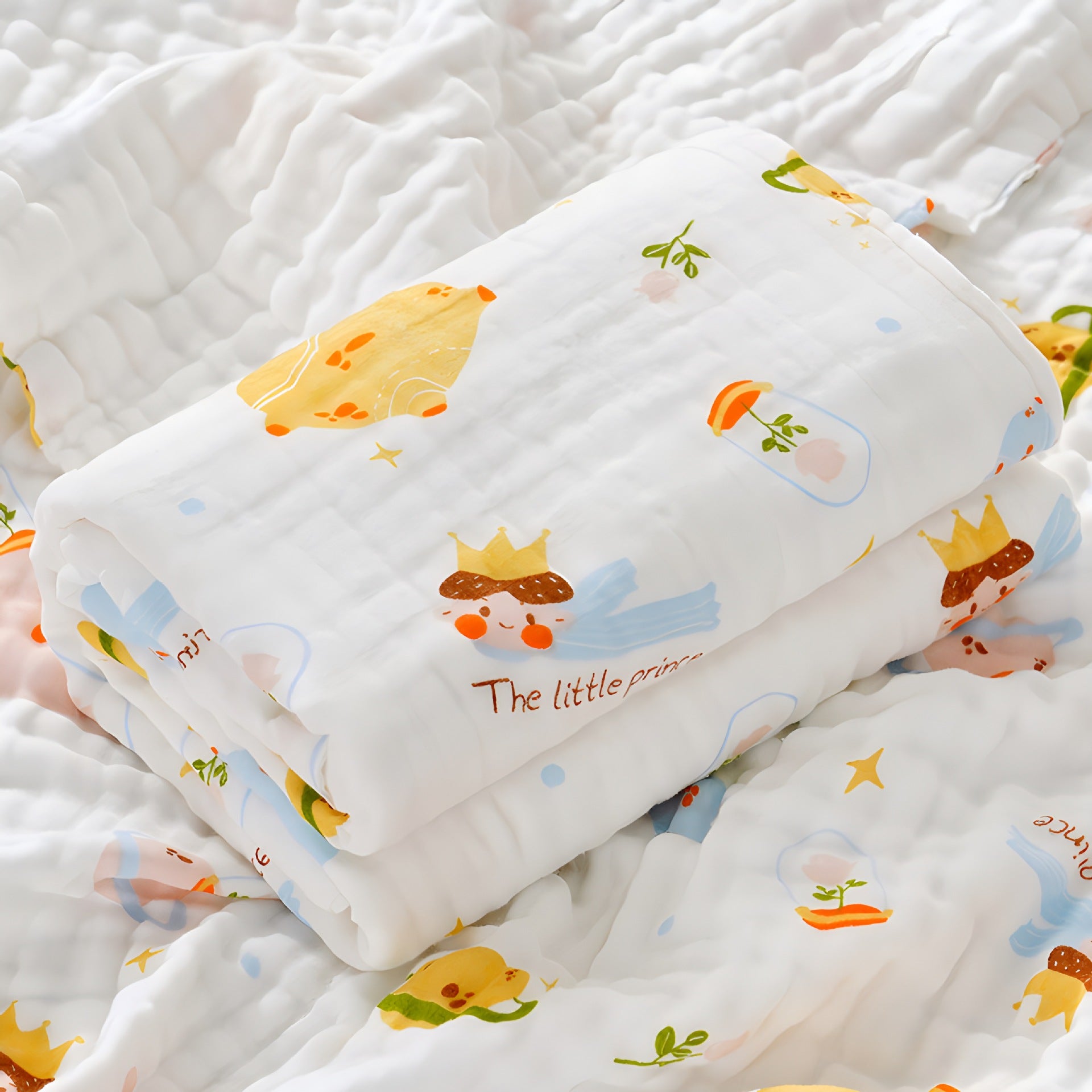 Classe A pour enfants Serviette de bain en mousseline de coton pur