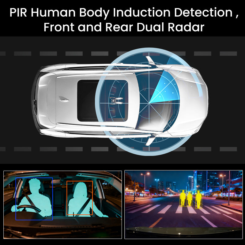 Real-time Surveillance Dual-radar 4G Dual-camera Dash Cam