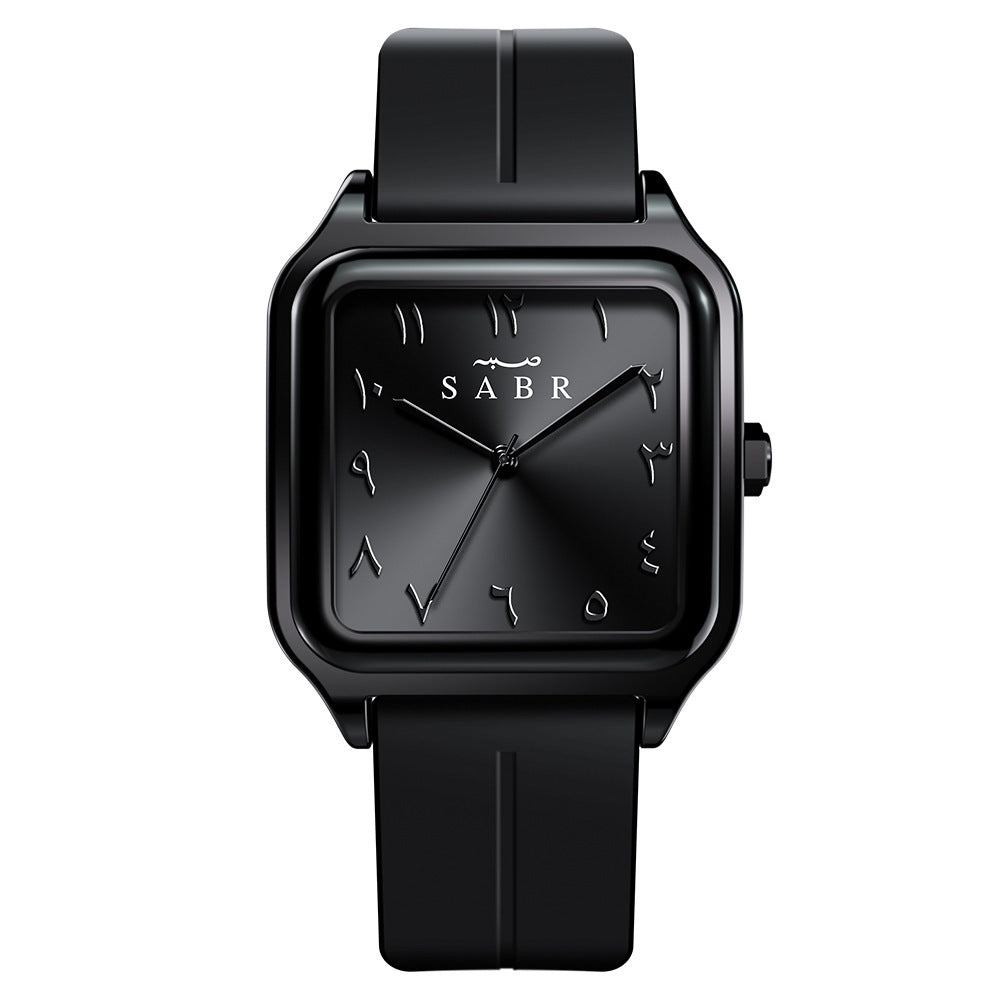 Montre à quartz métallique élégante haut de gamme