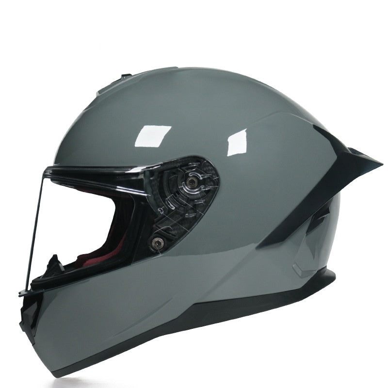 Casque de moto bébé garçon et fille été personnalité gros couple de queue