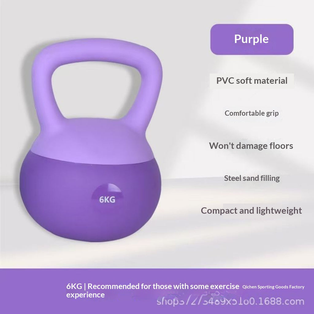 Soft Kettle Bell Fitness pour Femme Accueil 6kg Hip Training Shaping Soft Bell Kettle pour Homme