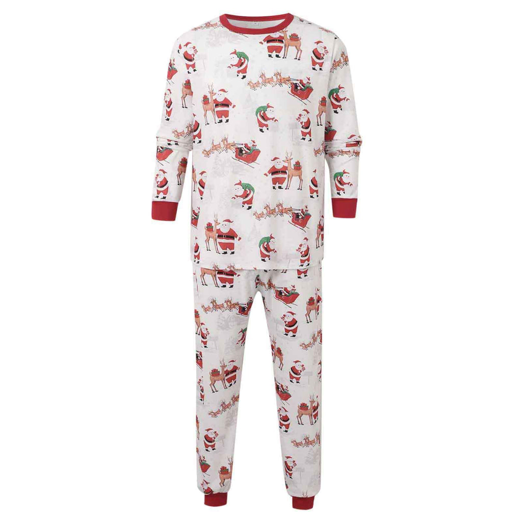 Ensembles de famille de loungewear de Noël européen et américain