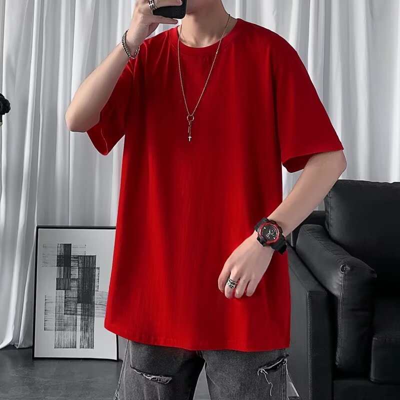 T-shirt à manches courtes de couleur candy pour homme