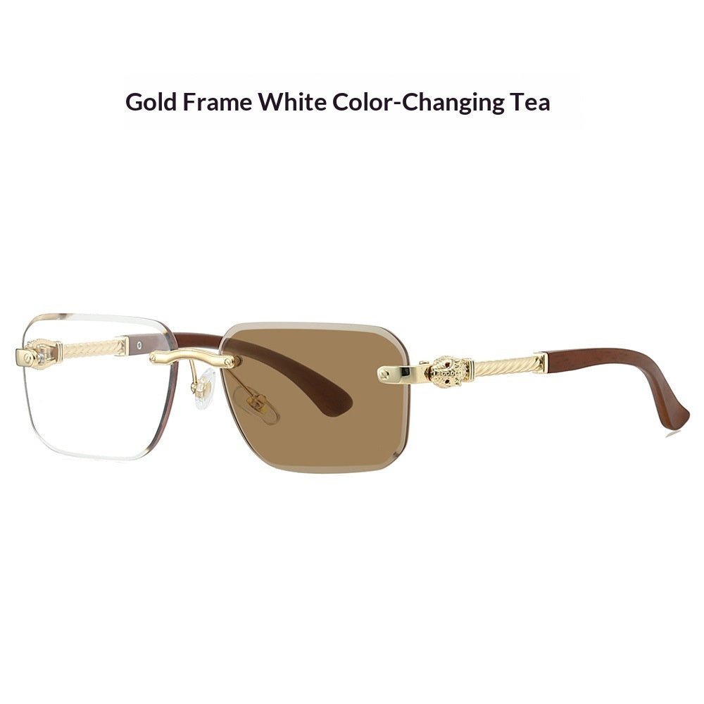Lunettes de soleil sans cadre avec verres photochromiques