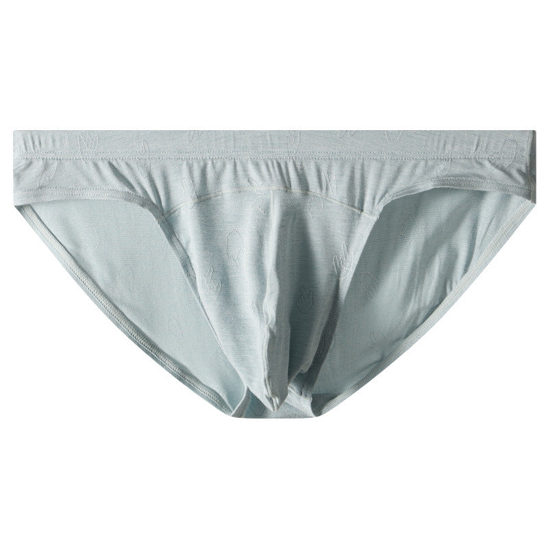 Sous-vêtements en soie de glace Modal Low Waist Jacquard