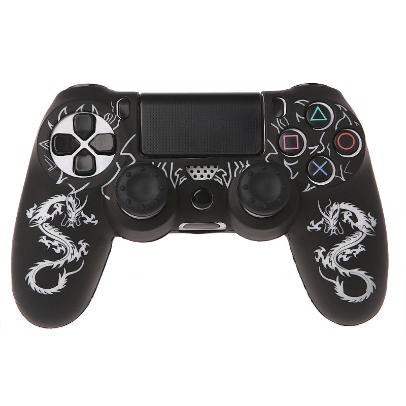 Laser Camouflage Silicone Manches en caoutchouc Motif Dragon Manche de protection