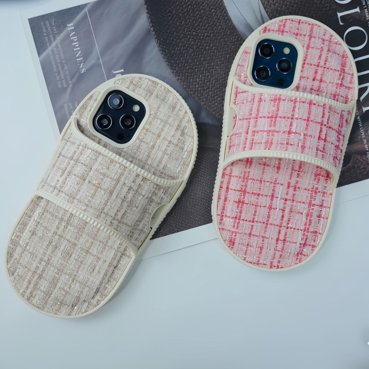 Étui téléphonique pour chaussons en Strass