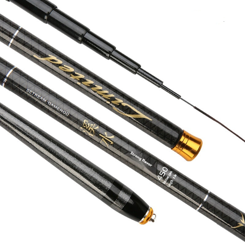 Carbon court-section Stream Carp Hand Rod pour la pêche plate-forme