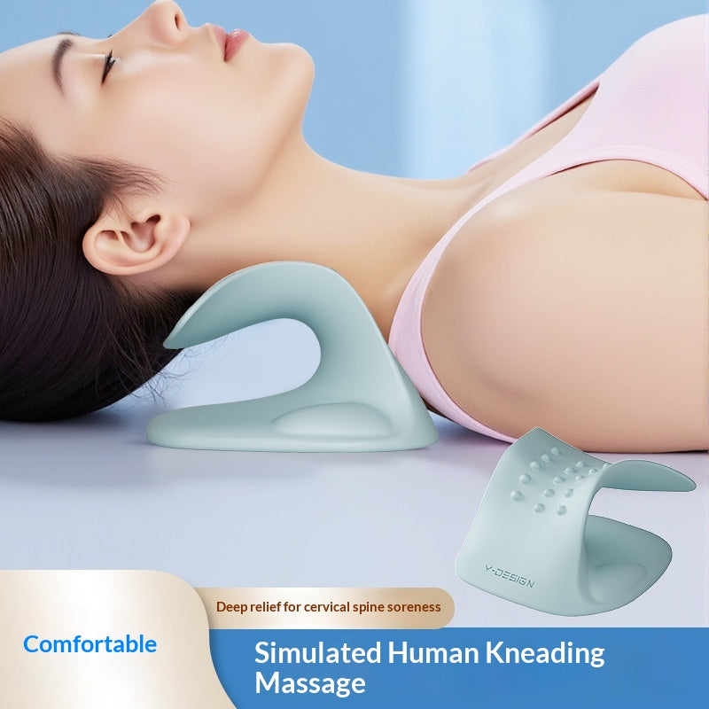 Oreiller de massage de traction cervical Shiatsu à base de gravité
