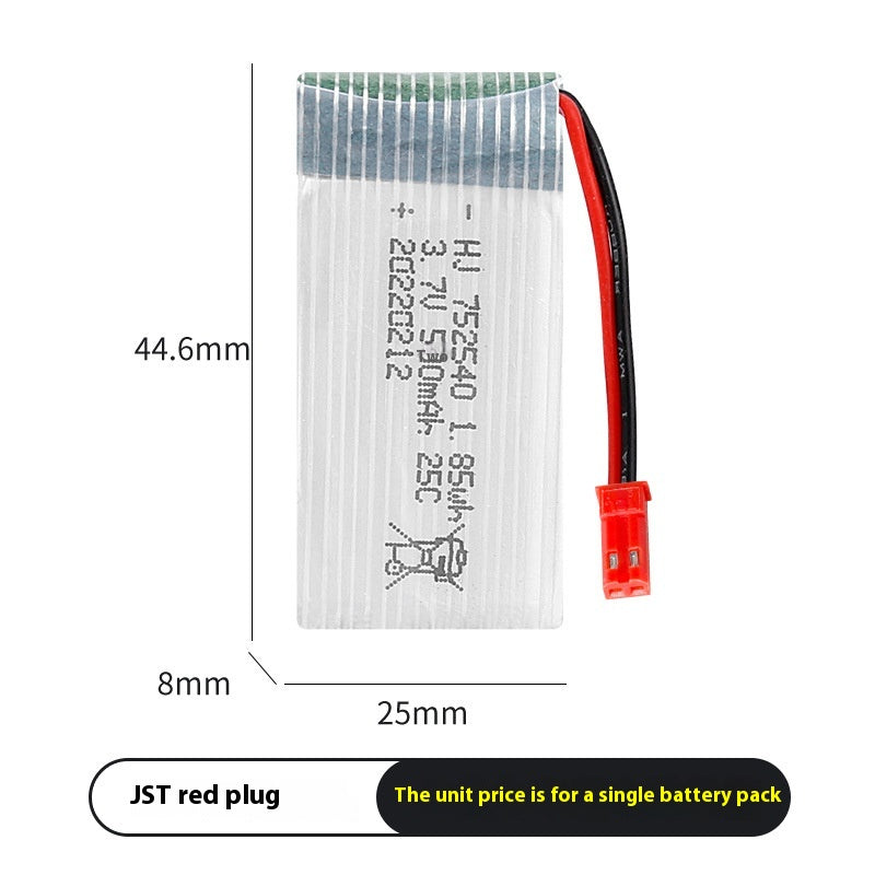 Batterie d'avion modèle 37V 500mAh X5C