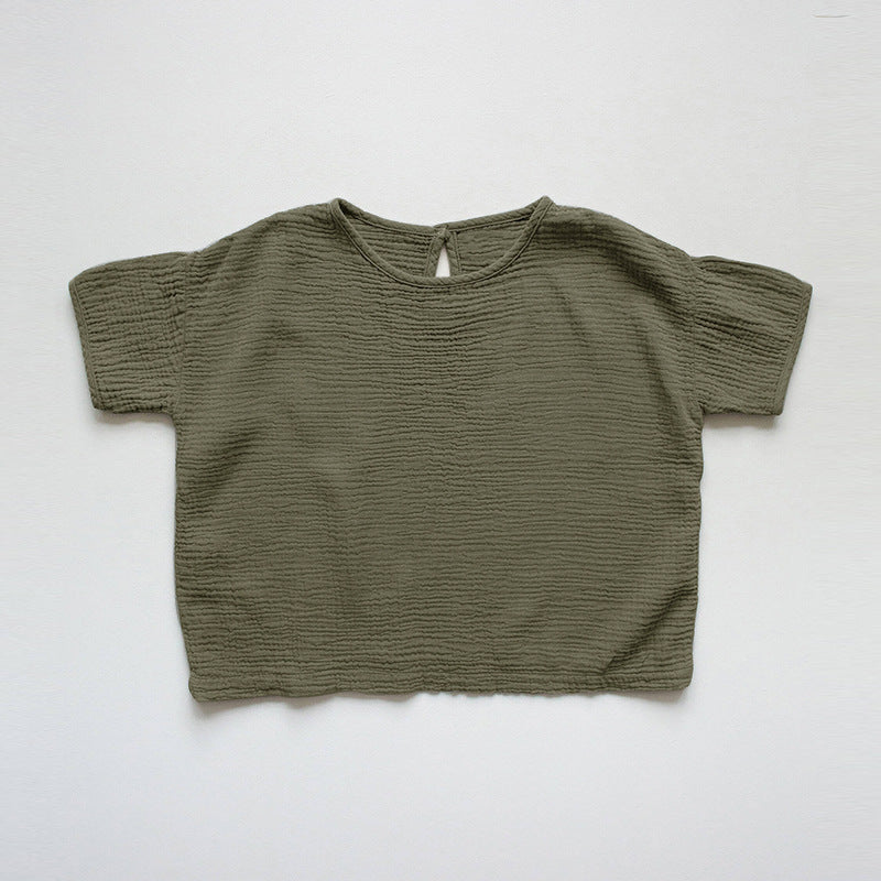La mode des enfants et des filles' Top Short Sleeve